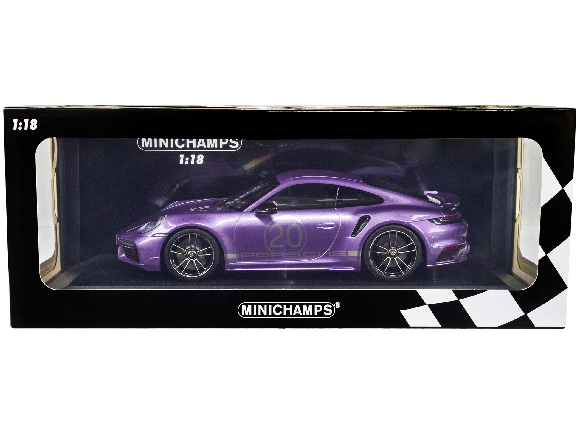 2021 Porsche 911 Turbo S with SportDesign Package #20 Viola - Premium Porsche Models from Minichamps - Just $191.99! Shop now at Rapidvehicles