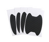 Color: Black - 4pcs / set of door stickers carbon fiber scratch-resistant car handle stickers - Premium Car Stickers from Rapidvehicles - Just $8.27! Shop now at Rapidvehicles