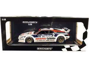 BMW M1 #2 Hans-Joachim Stuck Schnitzer Eterna Meisterphoto Team Winner Deutsche Automobil Rennsport Trophae Zolder (1982) Limited Edition to 300 pieces Worldwide 1/18 Diecast Model Car by Minichamps - Premium BMW Models from Minichamps - Just $187.99! Shop now at Rapidvehicles