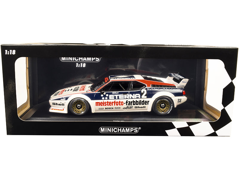 BMW M1 #2 Hans-Joachim Stuck Schnitzer Eterna Meisterphoto Team Winner Deutsche Automobil Rennsport Trophae Zolder (1982) Limited Edition to 300 pieces Worldwide 1/18 Diecast Model Car by Minichamps - Premium  from Minichamps - Just $193.99! Shop now at Rapidvehicles