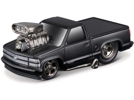 1993 Chevrolet 454 SS Pickup Truck Matt Black "Blackout Edition" - Premium Pickup Trucks Models from Muscle Machines - Just $20.38! Shop now at Rapidvehicles