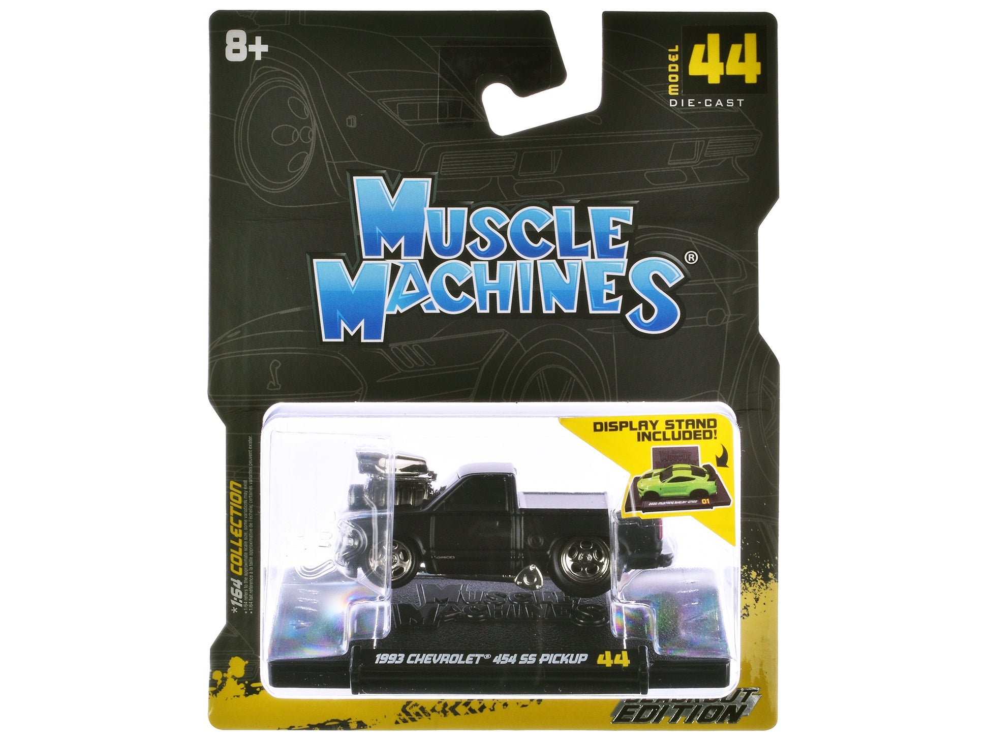 1993 Chevrolet 454 SS Pickup Truck Matt Black "Blackout Edition" - Premium Pickup Trucks Models from Muscle Machines - Just $20.38! Shop now at Rapidvehicles