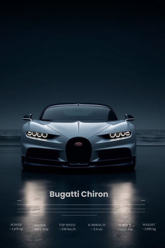 Bugatti Chiron - gray
