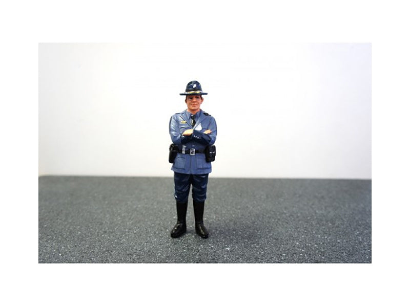 State Trooper Tim Figure For 1:18 Diecast Model Cars by American - Premium Figures from American Diorama - Just $26.99! Shop now at Rapidvehicles