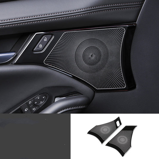 Color: Black, style: B - Pull The Door Horn Decoration Sticker - Premium Interior Parts from Rapidvehicles - Just $44.99! Shop now at Rapidvehicles