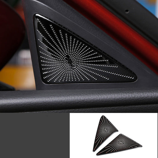 Color: Black, style: A - Pull The Door Horn Decoration Sticker - Premium Interior Parts from Rapidvehicles - Just $31.49! Shop now at Rapidvehicles