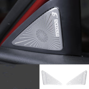 Color: Silver, style: B - Pull The Door Horn Decoration Sticker - Premium Interior Parts from Rapidvehicles - Just $24.59! Shop now at Rapidvehicles