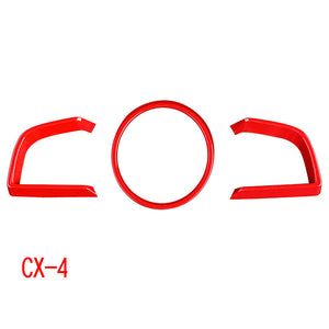 Color: cx4 red - Dashboard Decoration Modified Car Interior Instrument Surface Frame - Premium Exterior Parts from Rapidvehicles - Just $35.48! Shop now at Rapidvehicles