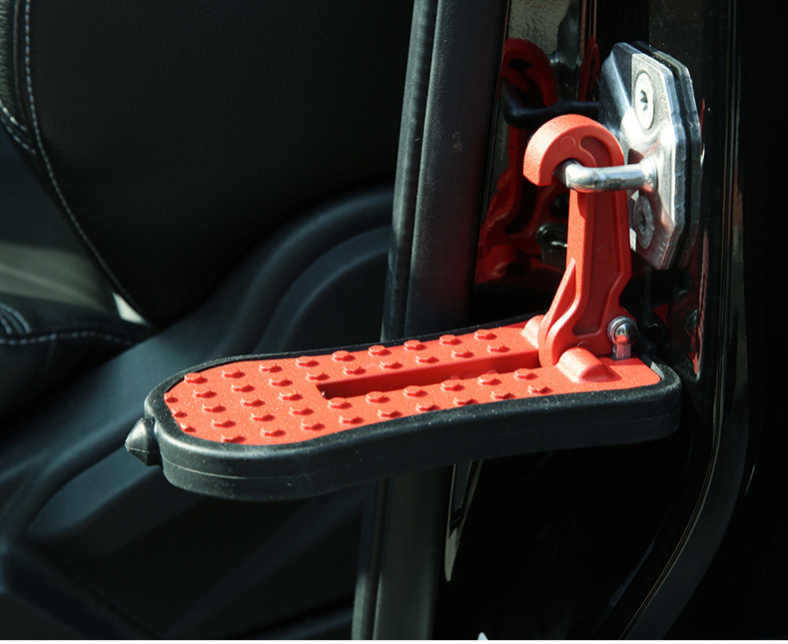 Color: Red - Aluminum Alloy Door Pedals Roof Pedals Car - Premium Other Replacement Parts from Rapidvehicles - Just $34.19! Shop now at Rapidvehicles