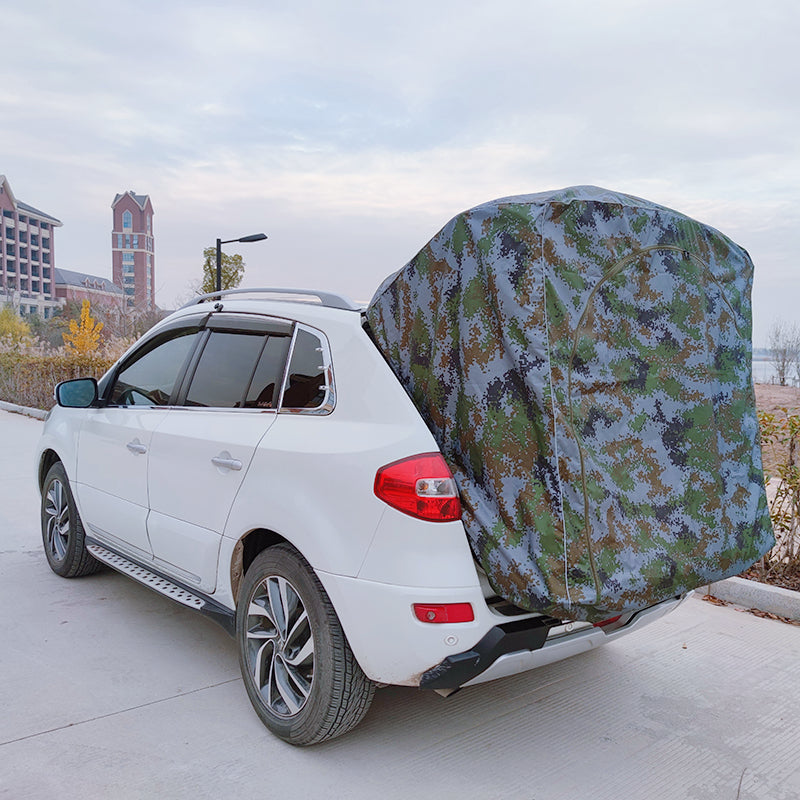 Color: Army Green - Car Self-Driving Car Roof Car Rear Tent - Premium Exterior Parts from Rapidvehicles - Just $128.99! Shop now at Rapidvehicles