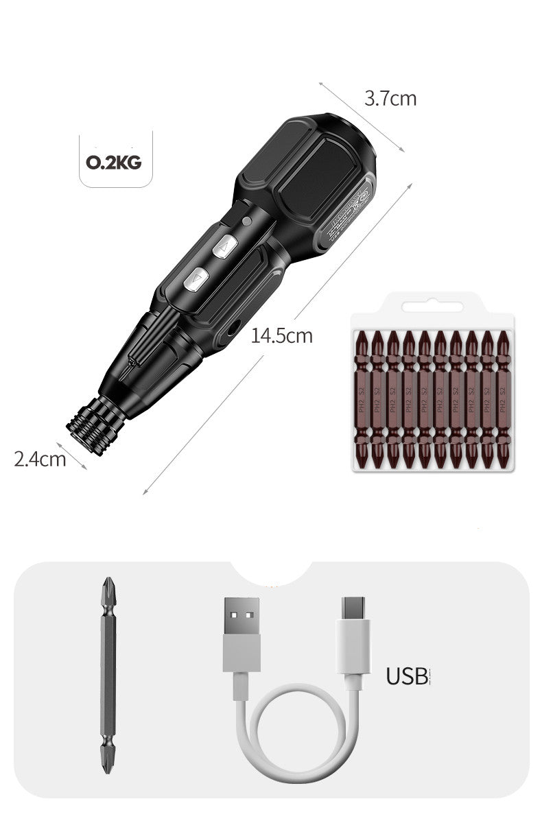 Color: B, Model: USB - Cordless Automatic Screwdriver Hand Drill - Premium Other Maintenance Products from Rapidvehicles - Just $102.99! Shop now at Rapidvehicles