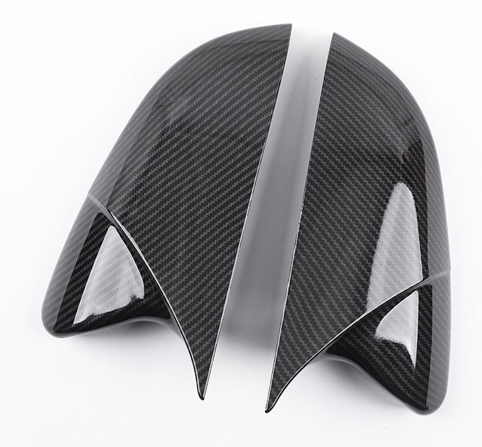 Rearview Mirror Cover Carbon Fiber Pattern Reversing Mirror Frame - Premium Other Replacement Parts from Rapidvehicles - Just $69.99! Shop now at Rapidvehicles