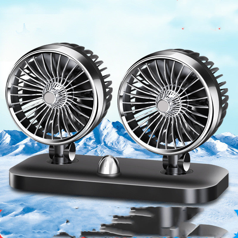 Powerful And Wind-Powered Automobile Electric Fan For - Premium Interior Parts from Rapidvehicles - Just $47.99! Shop now at Rapidvehicles