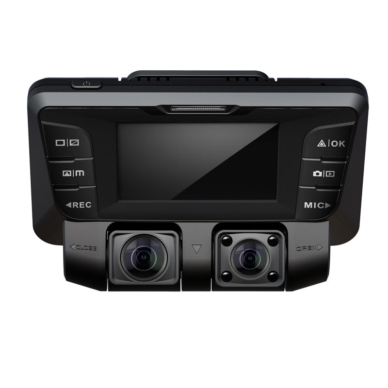 Car Driving Recorder HD Night Vision Dual-Lens Panoramic View Driving Recorder - Premium Interior Parts from Rapidvehicles - Just $124.92! Shop now at Rapidvehicles