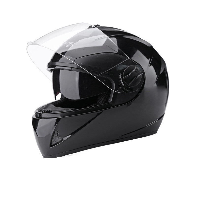 Battery Car Helmet Gray Male Anti-Fog Four Seasons Full Face - Premium Helmet Headset from Rapidvehicles - Just $104.99! Shop now at Rapidvehicles