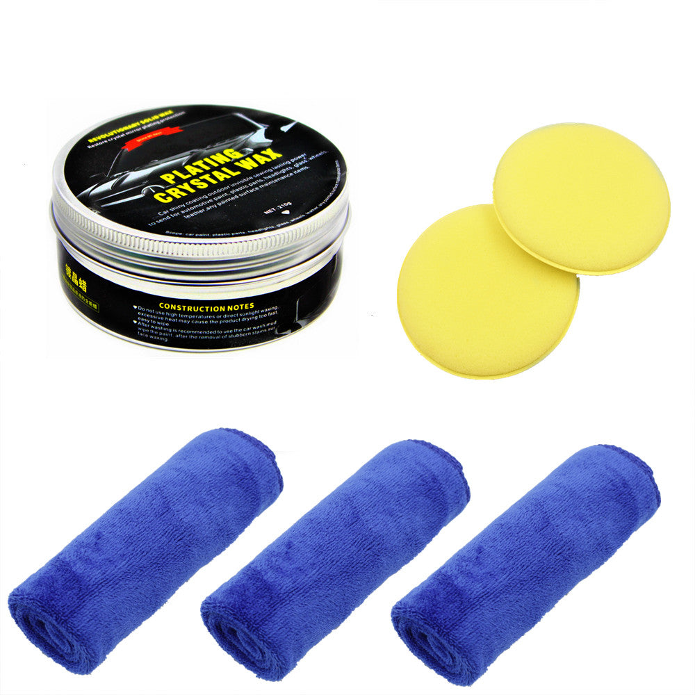 Color: Black, quantity: set - Car Diamond Crystal Wax Black Wax - Premium Interior Parts from Rapidvehicles - Just $23.39! Shop now at Rapidvehicles