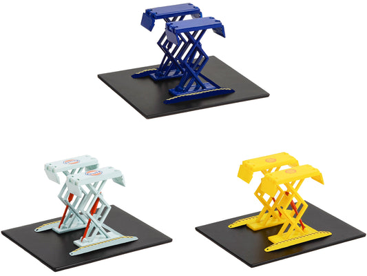 Automotive "Double Scissor Lifts" Set of 3 pieces Series 1 1/64 - Premium 1/64 Scale Sets from Greenlight - Just $64.99! Shop now at Rapidvehicles