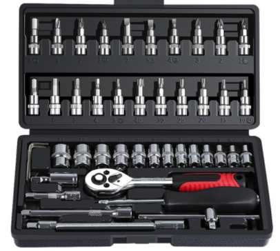 Color: 46pc starry sky - Socket Sleeve Ratchet Wrench Combination - Premium Other Maintenance Products from Rapidvehicles - Just $53.99! Shop now at Rapidvehicles