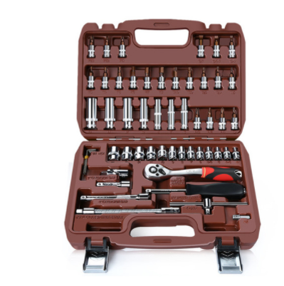 Color: 53pcs - Socket Sleeve Ratchet Wrench Combination Set - Premium Other Maintenance Products from Rapidvehicles - Just $98.99! Shop now at Rapidvehicles