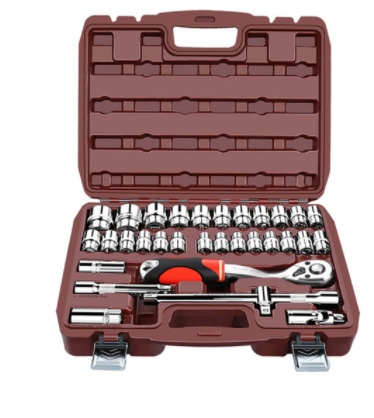 Color: 32pcs - Socket Sleeve Ratchet Wrench Combination Set - Premium Other Maintenance Products from Rapidvehicles - Just $160.99! Shop now at Rapidvehicles