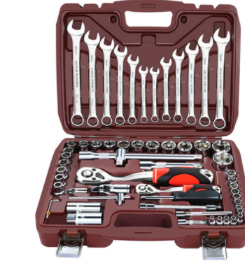 Color: 61pcs - Socket Sleeve Ratchet Wrench Combination Set - Premium Other Maintenance Products from Rapidvehicles - Just $279.89! Shop now at Rapidvehicles