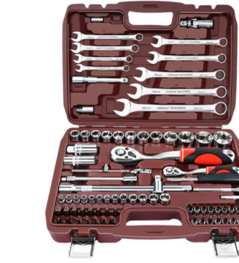 Color: 82pcs - Socket Sleeve Ratchet Wrench Combination Set - Premium Other Maintenance Products from Rapidvehicles - Just $312.99! Shop now at Rapidvehicles