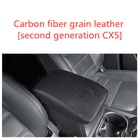 Color: 2rd CX5, style: Carbon fibre - Modification Of Armrest - Premium Automobiles Seat Covers from Rapidvehicles - Just $34.99! Shop now at Rapidvehicles