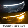 Color: White yellow streamer, style: 60cm - 2pcs Led DRL Car - Premium Other Exterior Accessories from Rapidvehicles - Just $12.99! Shop now at Rapidvehicles