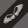 Color: Black, style: 60x17cm - Car Reflective Stickers Car Personality Stickers Angel Wings Car Stickers Rear Stickers Wings Stickers C - Premium Car Stickers from Rapidvehicles - Just $17.99! Shop now at Rapidvehicles