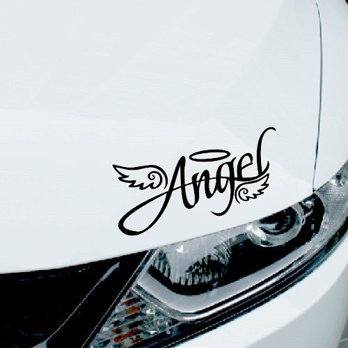 style: 25x11cm, Color: Black - Angel Wings Reflective Sticker - Premium Car Stickers from Rapidvehicles - Just $12.99! Shop now at Rapidvehicles