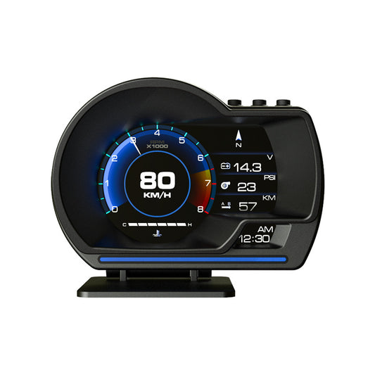 Head-up Display Gps High-definition Speed Water Temperature - Premium Car Monitors from Rapidvehicles - Just $76.99! Shop now at Rapidvehicles