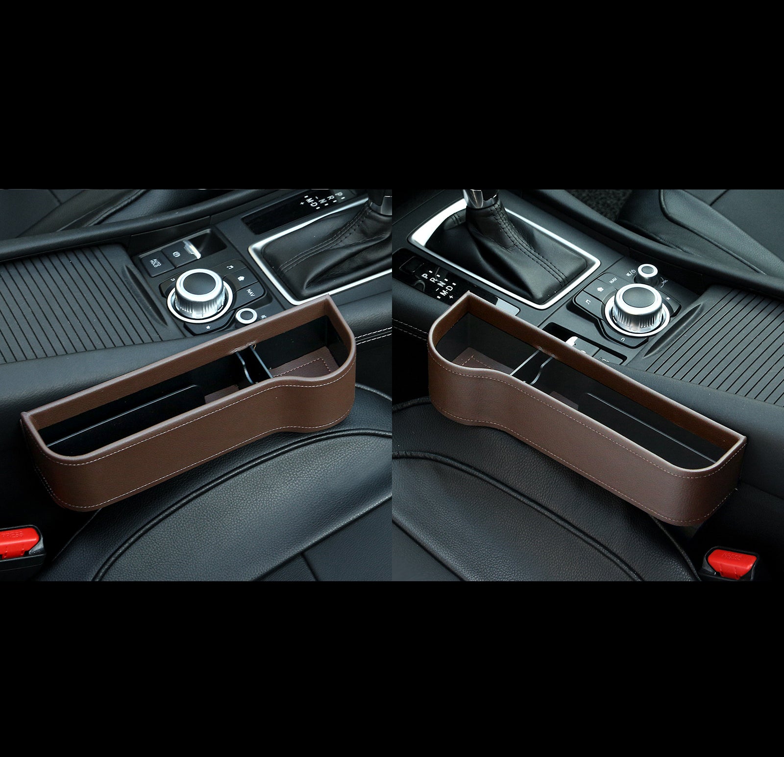 Color: Brown, Style: One pair - Car Storage Box - Premium Key Case for Car from Rapidvehicles - Just $37.99! Shop now at Rapidvehicles