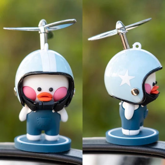 Color: Blue star white duck - Car Ornaments Motorcycle Cute Car - Premium Other Exterior Accessories from Rapidvehicles - Just $14.99! Shop now at Rapidvehicles