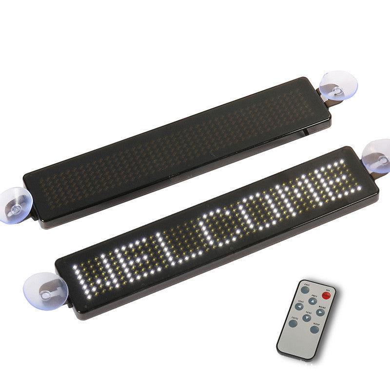 Color: White - Z741 English Led Car Screen Remote Control Car - Premium Other Exterior Accessories from Rapidvehicles - Just $44.99! Shop now at Rapidvehicles