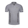 Color: Grey, Size: XL - High Quality New Summer Casual Aston Martin Polo Shirt Men's - Premium Solid from Rapidvehicles - Just $47.99! Shop now at Rapidvehicles