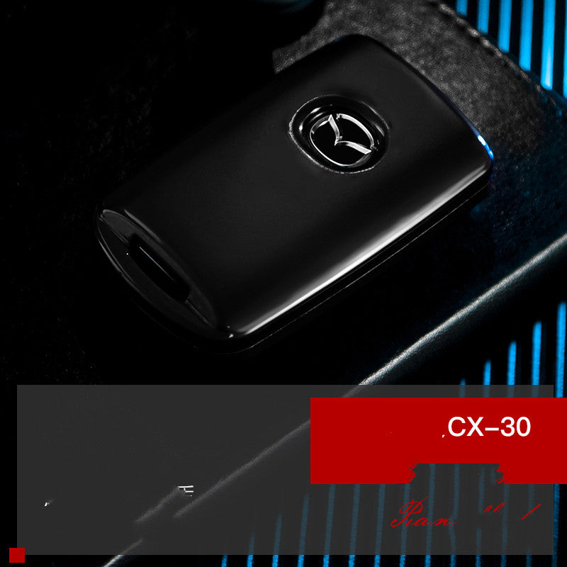 Color: Black - Mazda 3 Angkesaila CX-4 Atez CX-5CX-8 special car key case - Premium Key Case for Car from Rapidvehicles - Just $26.45! Shop now at Rapidvehicles