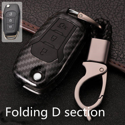 Color: Folded carbon fiber black - Fox Key Cover 2018 Ford - Premium Key Case for Car from Rapidvehicles - Just $32.99! Shop now at Rapidvehicles