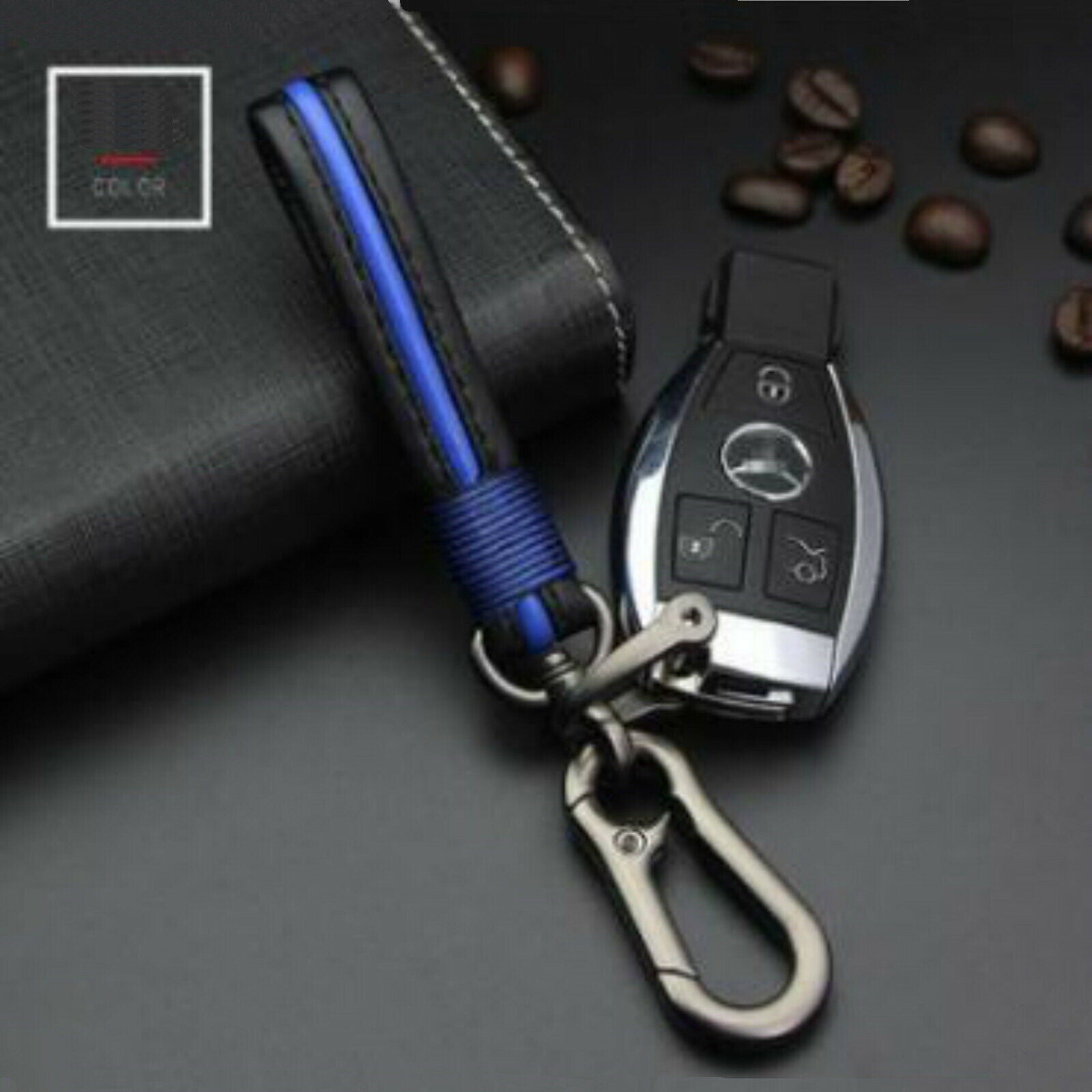 Color: Blue - New Trendy Sheepskin Woven Couple Creative Personality Car Key Pendant - Premium Other Motorcycle Accessories from Rapidvehicles - Just $13.15! Shop now at Rapidvehicles