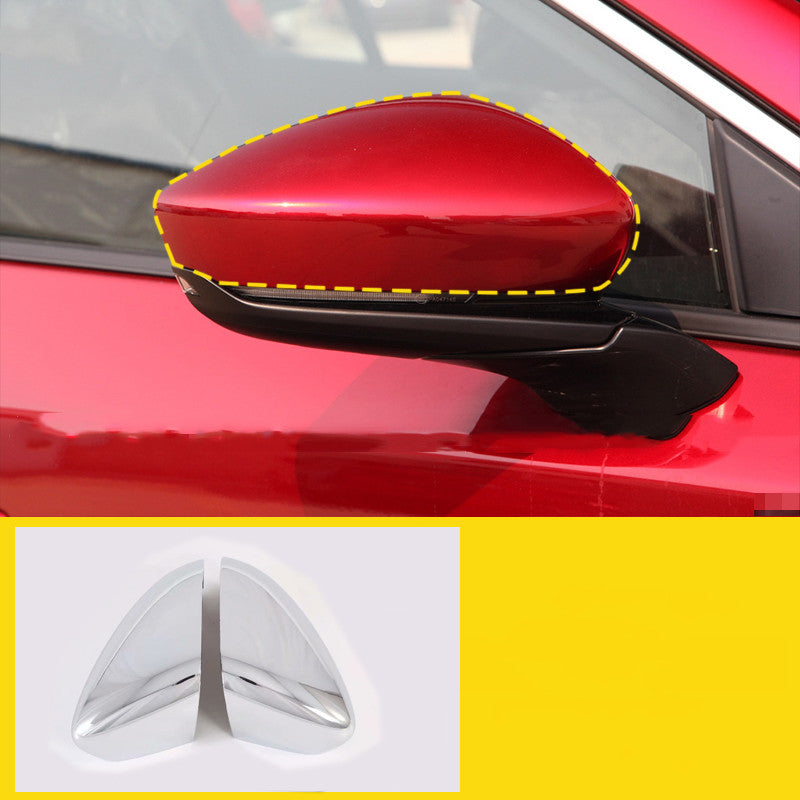 Color: Plating Silver - Mazda'S Third-Generation Angkesaila New Rearview Mirror Cover Modified Rearview Mirror Cover Black Carbon Fiber - Premium Other Exterior Accessories from Rapidvehicles - Just $49.74! Shop now at Rapidvehicles