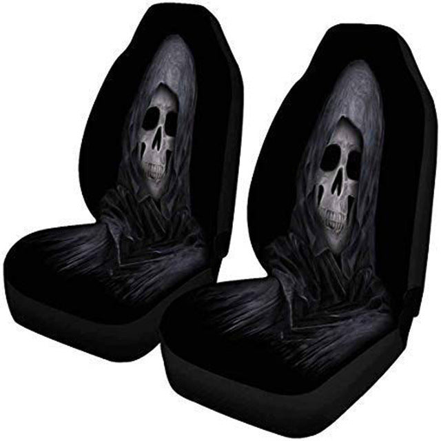 Color: 2 color, style: single - Car Seat Cover All-Inclusive Classic Skull Printing Universal Cross-Border Amazon Ebaywish Aliexpress Hot Style - Premium Automobiles Seat Covers from Rapidvehicles - Just $20.99! Shop now at Rapidvehicles