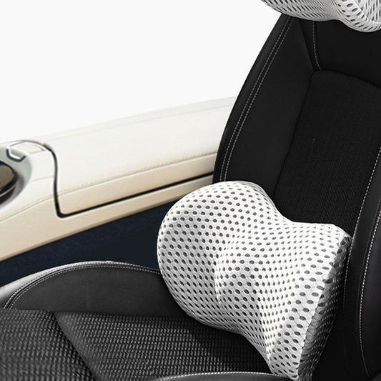 Color: F, style: Waist - Memory Foam Car Headrest Lumbar Support - Premium Interior Parts from Rapidvehicles - Just $28.99! Shop now at Rapidvehicles