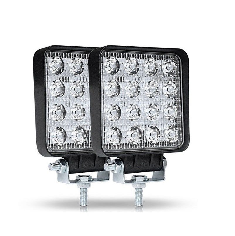 Car Led Work Light 4 Inch 48W Square 16 Lights Auxiliary Lights Modified Headlights Spotlights Headlights - Premium Car Lights from Rapidvehicles - Just $16.18! Shop now at Rapidvehicles