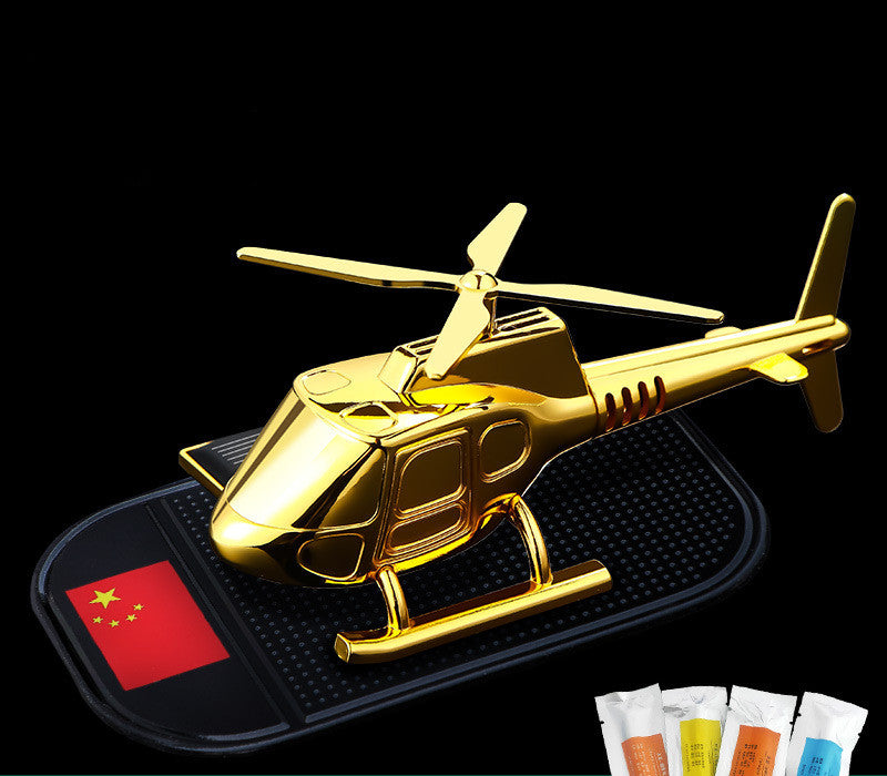 Color: Gold - Helicopter Car Accessories Ornaments Inside The Car - Premium Interior Parts from Rapidvehicles - Just $28.62! Shop now at Rapidvehicles