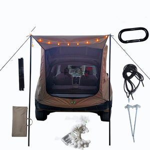 Color: Khaki, style: Package two-M, capacity:  - Car Trunk Extension Tent At The Rear Of The Car - Premium Other Exterior Accessories from Rapidvehicles - Just $117.06! Shop now at Rapidvehicles