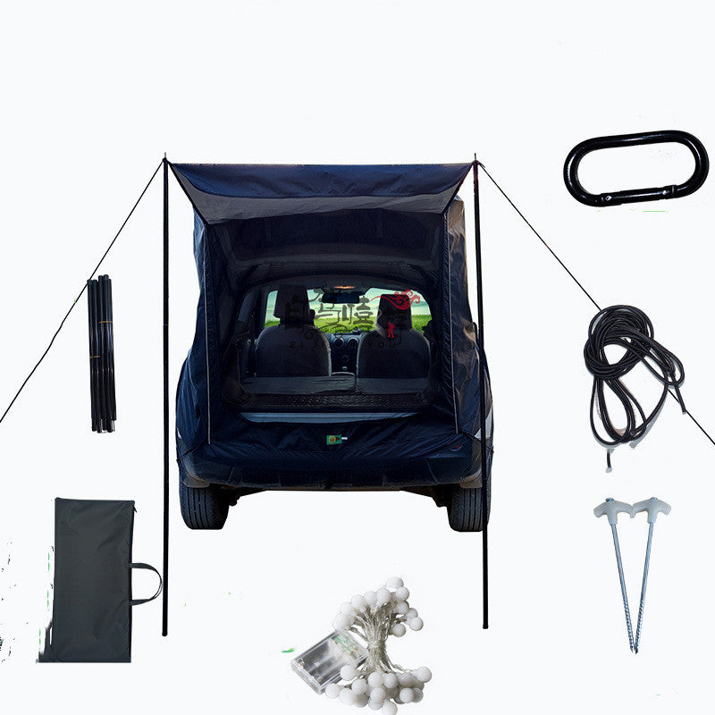 Color: Premium black, style: Package two-L, capacity:  - Car Trunk Extension Tent At The Rear Of The Car - Premium Other Exterior Accessories from Rapidvehicles - Just $118.99! Shop now at Rapidvehicles