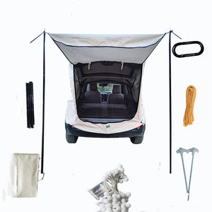 Color: Beige, style: Package two-XL, capacity:  - Car Trunk Extension Tent At The Rear Of The Car - Premium Other Exterior Accessories from Rapidvehicles - Just $137.38! Shop now at Rapidvehicles