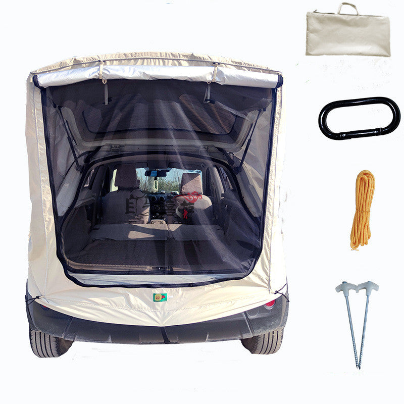 Color: Beige, style: Package A-M, capacity:  - Car Trunk Extension Tent At The Rear Of The Car - Premium Other Exterior Accessories from Rapidvehicles - Just $110.99! Shop now at Rapidvehicles