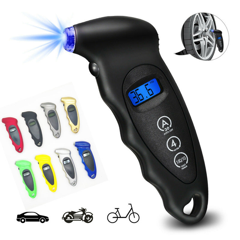 Tire Pressure Gauge Backlight High-precision Digital Tire - Premium Other Maintenance Products from Rapidvehicles - Just $19.99! Shop now at Rapidvehicles