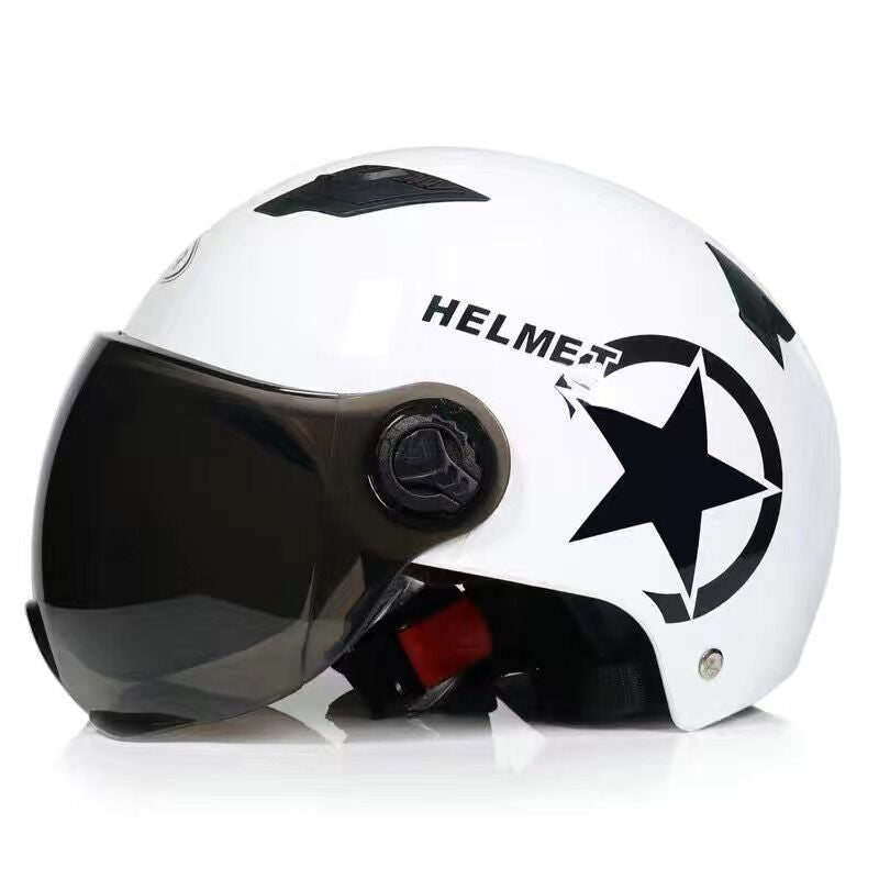 Breathable Safety Anti-collision Windshield Electric Car Helmet - Premium Helmet Headset from Rapidvehicles - Just $57.99! Shop now at Rapidvehicles