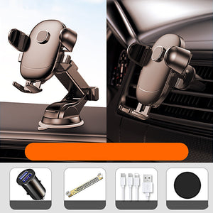 Color: 3 color - Mobile Phone Bracket For Automobile Sucker Type Universal Navigation Driving Support Clip - Premium Interior Parts from Rapidvehicles - Just $31.45! Shop now at Rapidvehicles